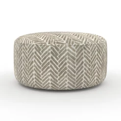 Passageway Round Cocktail Ottoman