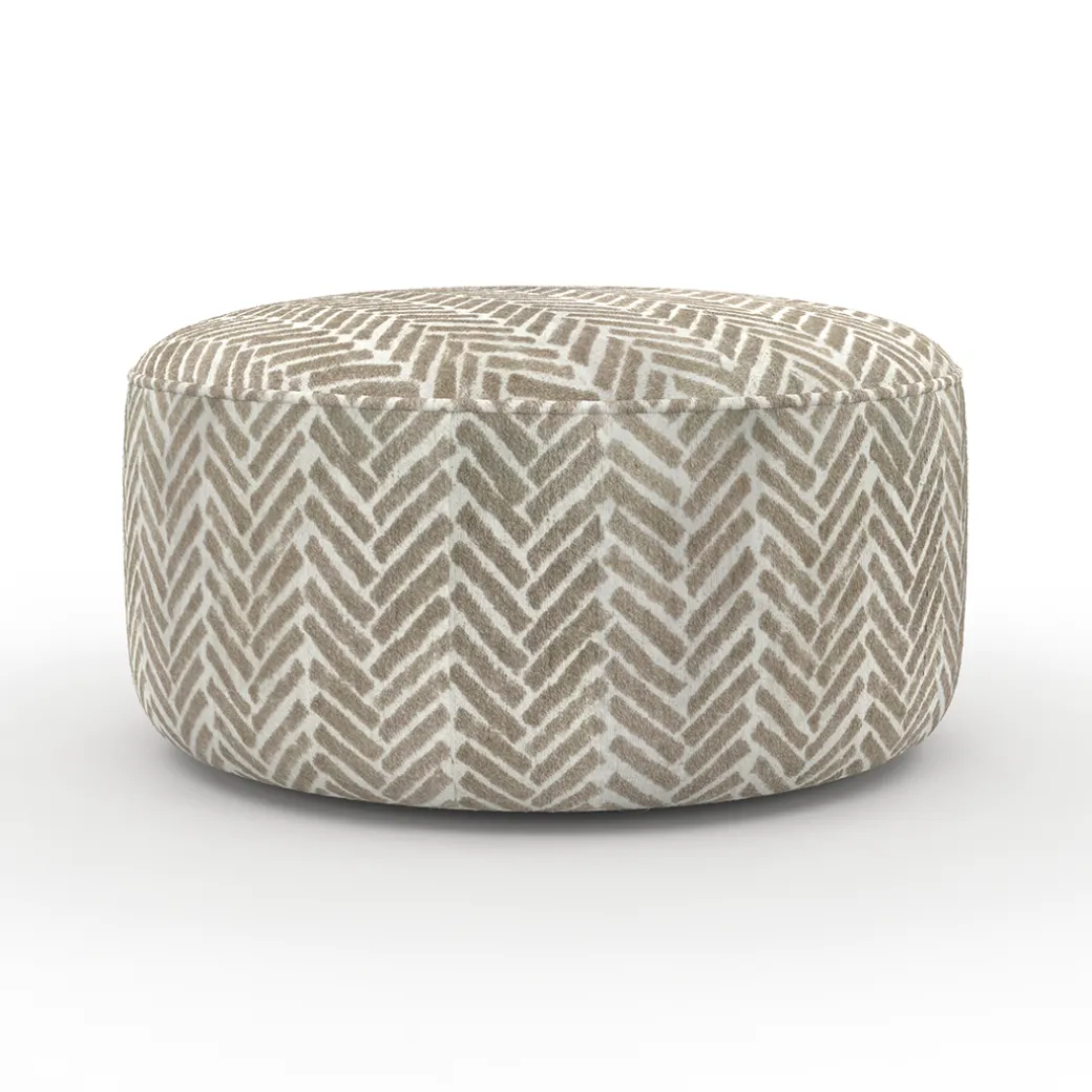 Passageway Round Cocktail Ottoman