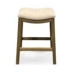 Rylan Upholstered Stool - Beige