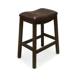 Rylan Upholstered Stool - Brown