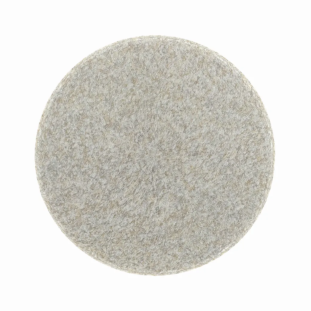 Small Round Ottoman with Casters
