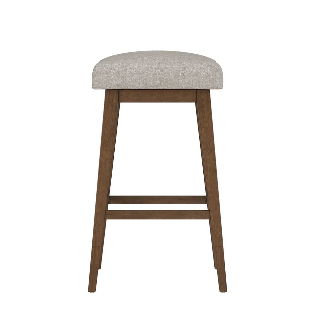Square Bar Stool - Beige