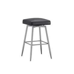 Square Bar Stool - Black