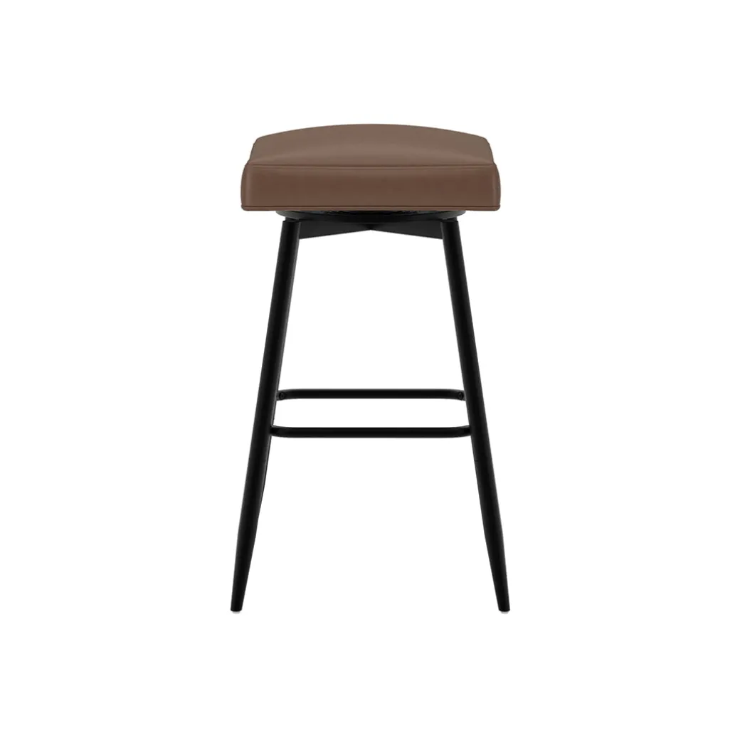 Square Bar Stool - Brown