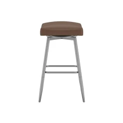 Square Bar Stool - Brown