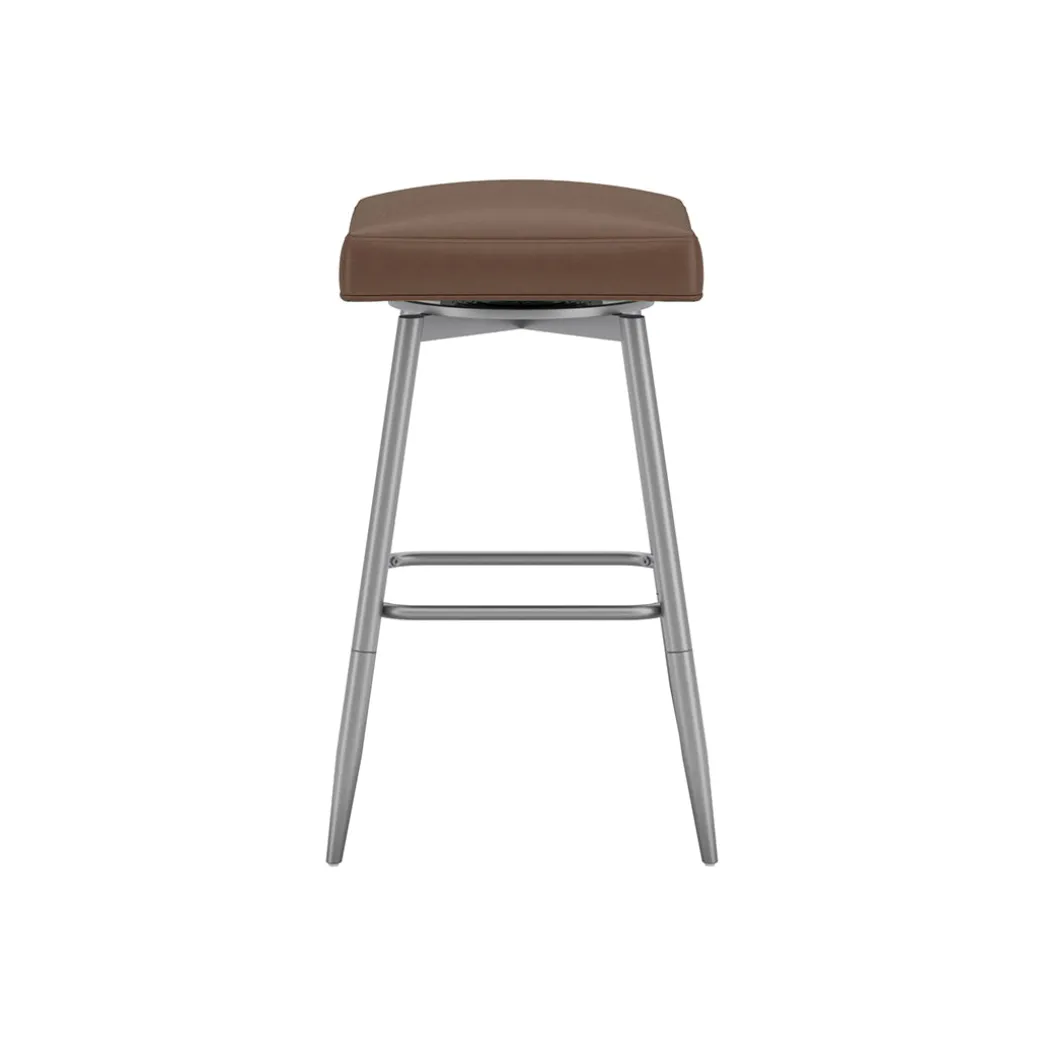 Square Bar Stool - Brown