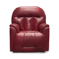 Suitably Leather Power Rocker Recliner