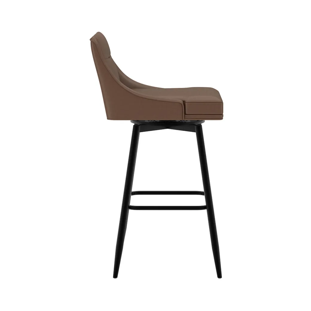 Tapered Bar Stool - Brown