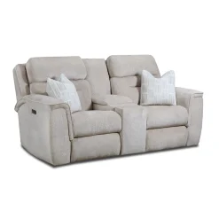 Titan Power Reclining Loveseat with Console