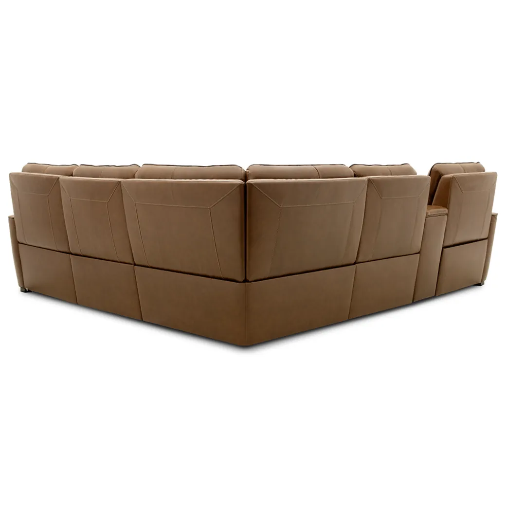 Tribeca Leather Power Reclining Sectional