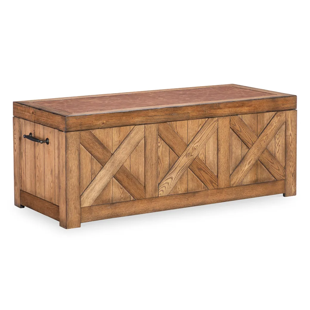 Vintage Market Captains Trunk Cocktail Table