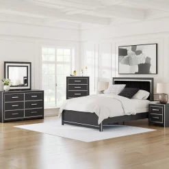 Zuraleus Upholstered Panel Bed